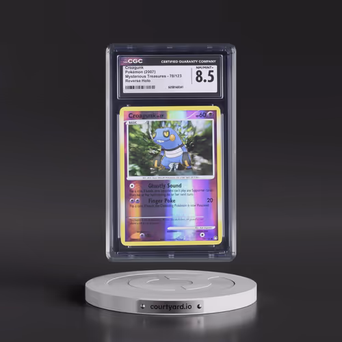 2007 Mysterious Treasures #78/123 Croagunk - Reverse Holo (CGC 8.5 NM-MT+)