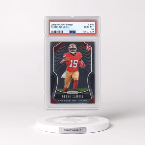 2019 Panini Prizm #346 Deebo Samuel (PSA 10 GEM MINT)