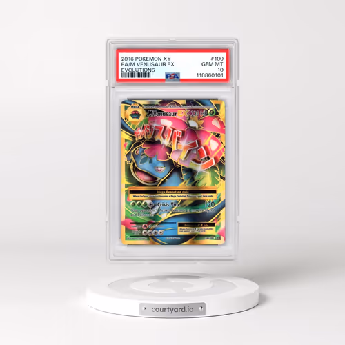 2016 Pokémon XY Evolutions #100 M Venusaur EX - Holo Full Art (PSA 10 GEM MINT)