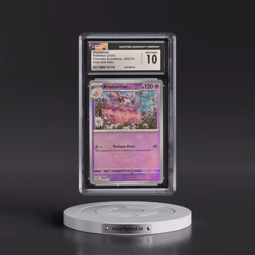 2024 Prismatic Evolutions - PRE EN #039/131 Aromatisse - Poké Ball Holo (CGC 10 GEM MINT)
