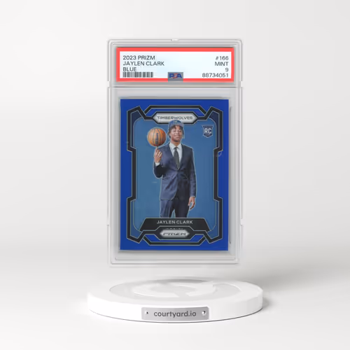 2023 Panini Prizm #166 Jaylen Clark - Blue Prizm (PSA 9 MINT)