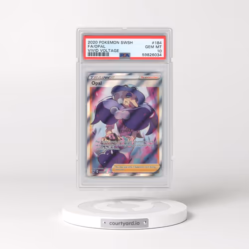 2020 Pokémon Sword & Shield Vivid Voltage #184 Opal - Full Art (PSA 10 GEM MINT)