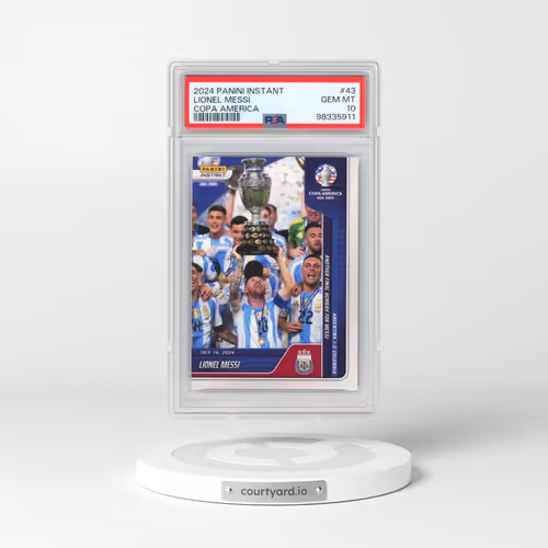 2024 Panini Instant Conmebol Copa America 2024 #43 Lionel Messi (PSA 10 GEM MINT)