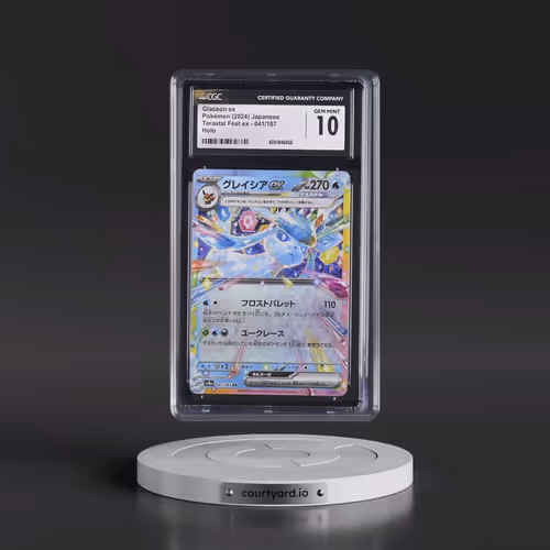 2024 Pokémon Sv8a-Terastal Fest EX #041 Glaceon EX - Holo (CGC 10 GEM MINT)