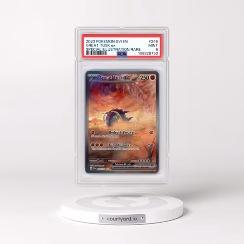 2023 Pokémon Svi EN-Scarlet & Violet #246 Great Tusk EX - Holo Special Illustration Rare (PSA 9 MINT