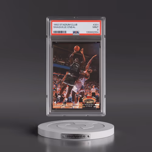 1992 Stadium Club #201 Shaquille O'Neal (PSA 9 MINT)