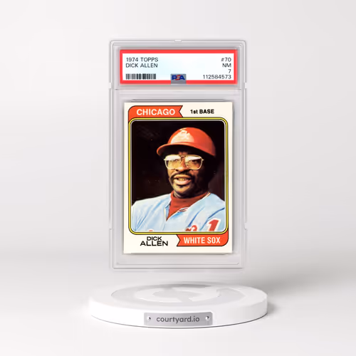 1974 Topps #70 Dick Allen (PSA 7 NM)