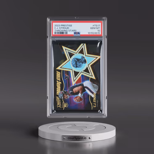 2023 Panini Prestige Throwing Stars #TS17 C.J. Stroud (PSA 10 GEM MINT)