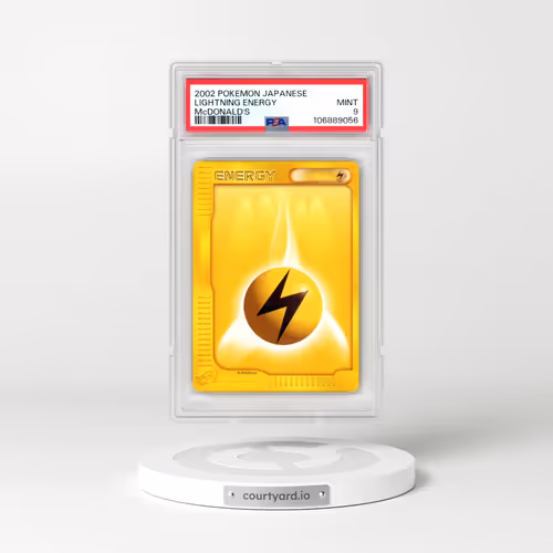 2002 Pokémon McDonald's Lightning Energy (PSA 9 MINT)