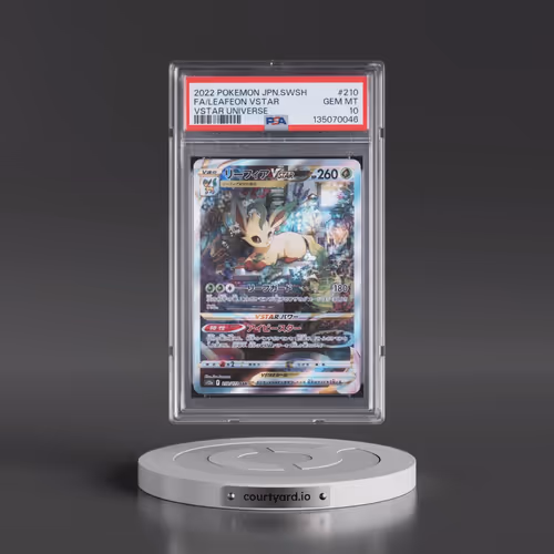 2022 Pokémon Sword & Shield Vstar Universe #210 Leafeon Vstar - Full Art (PSA 10 GEM MINT)