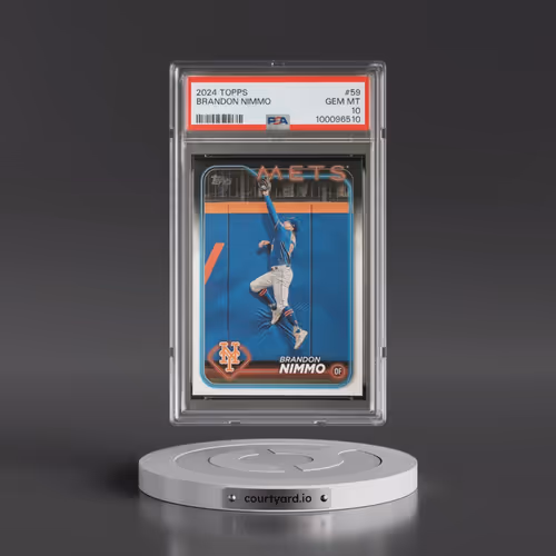2024 Topps #59 Brandon Nimmo (PSA 10 GEM MINT)