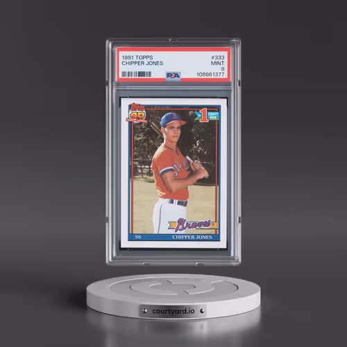 1991 Topps #333 Chipper Jones (PSA 9 MINT)