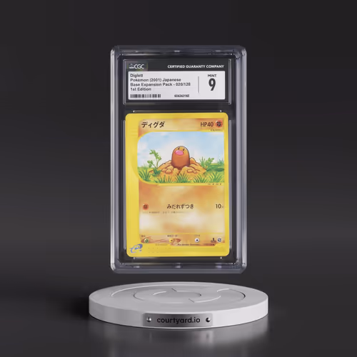 2001 Base Expansion Pack #020/128 Diglett - 1st Edition (CGC 9 MINT)