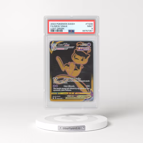 2022 Pokémon Sword & Shield Lost Origin #TG30 Mew Vmax - Full Art (PSA 9 MINT)