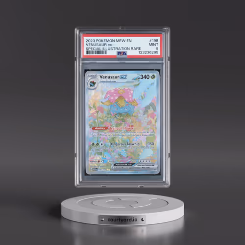 2023 Pokémon Mew EN-151 #198 Venusaur EX - Holo Special Illustration Rare (PSA 9 MINT)