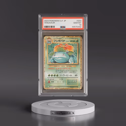 2023 Pokémon Clf-Trading Card Game Classic Venusaur & Lugia EX Deck #003 Venusaur (PSA 10 GEM MINT)