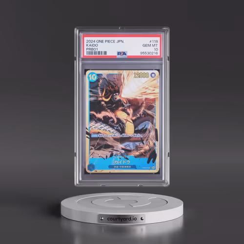 2024 One Piece Japanese PRB01-Premium Booster -One Piece Card the Best #118 Kaido (PSA 10 GEM MINT)