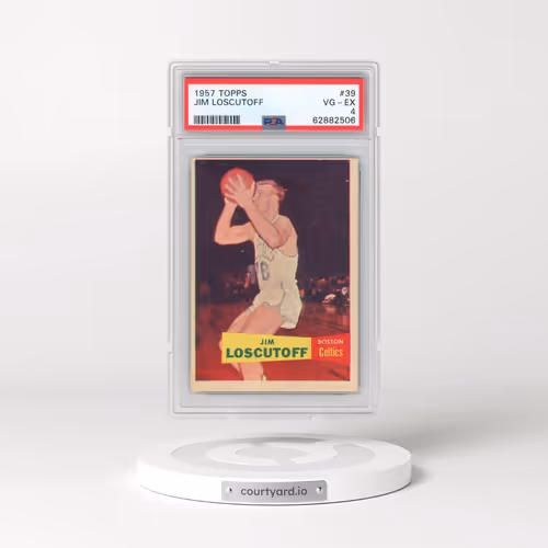 1957 Topps #39 Jim Loscutoff (PSA 4 VG-EX)