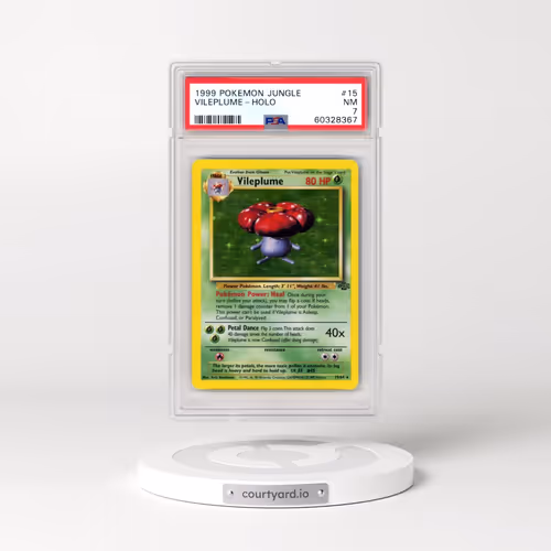 1999 Pokémon Jungle #15 Vileplume - Holo (PSA 7 NM)