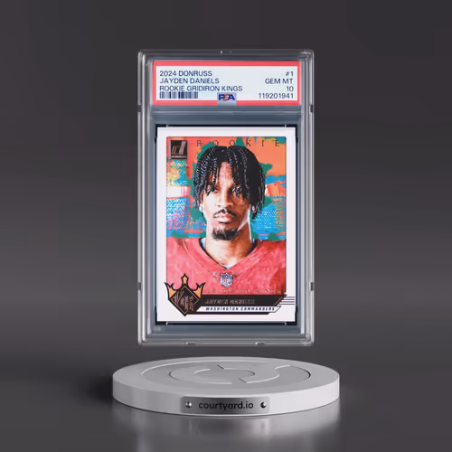 2024 Panini Donruss Rookie Gridiron Kings #1 Jayden Daniels (PSA 10 GEM MINT)