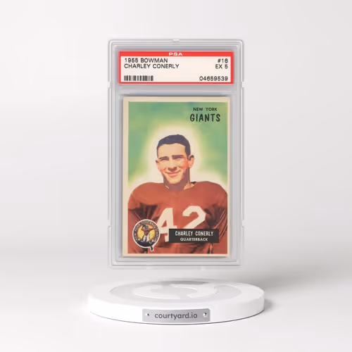 1955 Bowman #16 Charley Conerly (PSA 5 EX)