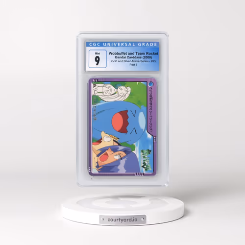 2000 Gold and Silver Anime Series #95 Wobbuffet and Team Rocket - Part 3 (CGC 9 MINT)