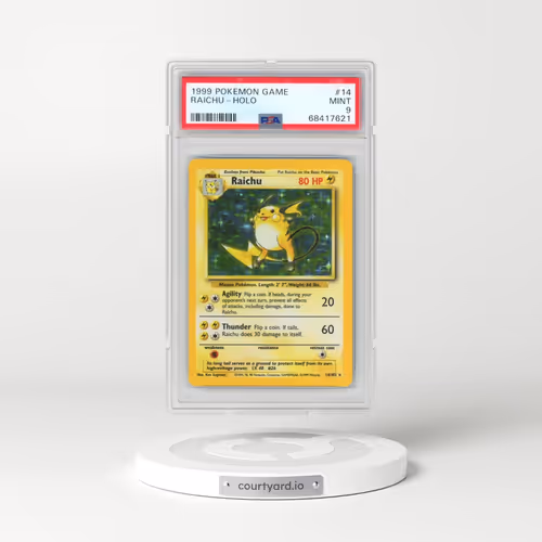1999 Pokémon Game #14 Raichu - Holo (PSA 9 MINT)