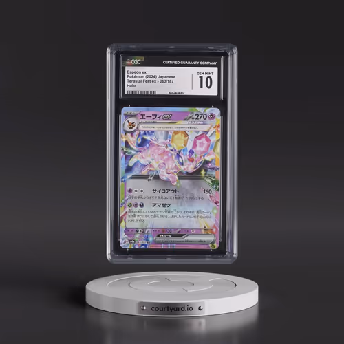 2024 Pokémon Sv8a-Terastal Fest EX #063 Espeon EX - Holo (CGC 10 GEM MINT)