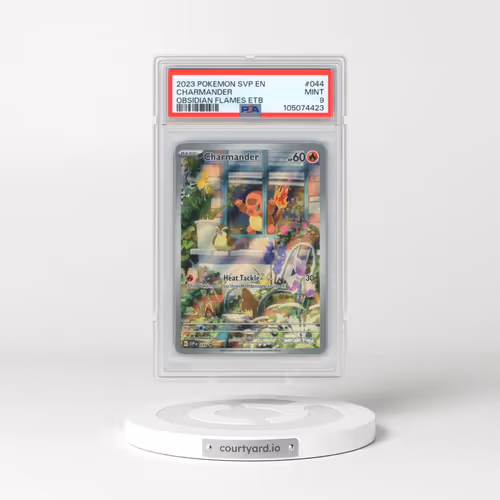 2023 Pokémon Svp EN-SV Black Star Promo #044 Charmander - Obsidian Flames Elite Trainer Box (PSA 9 M