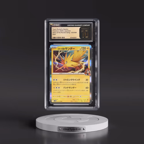 2025 Glory of the Rocket Gang - sv10 #033/098 Team Rocket's Zapdos - Holo (CGC 10 PRISTINE)