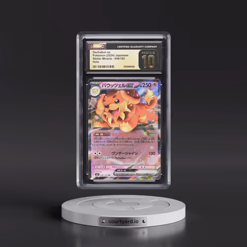 2024 Stellar Miracle #046/102 Dachsbun ex - Holo (CGC 10 PRISTINE)