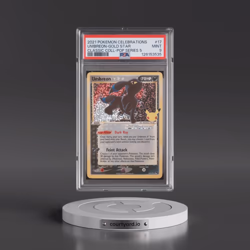 2021 Pokémon Celebrations Classic Collection #17 Umbreon-Gold Star (PSA 9 MINT)