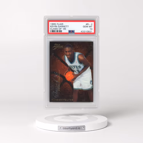 1995 Flair Class of #R-2 Kevin Garnett - Class of '95 (PSA 10 GEM MINT)