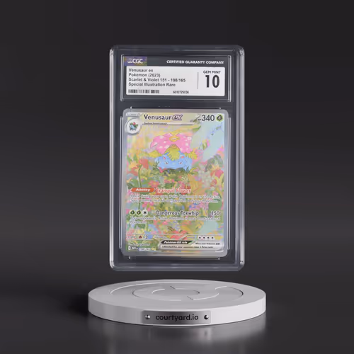 2023 Scarlet & Violet 151 - MEW EN #198/165 Venusaur ex - Special Illustration Rare (Holo) (CGC 10 G