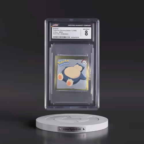 Action Flipz Series 1 (Artbox) - English #R04 Snorlax - Chromium Stickers (CGC 8 NM-MT)