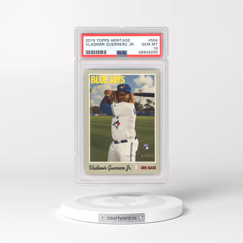 2019 Topps Heritage #504 Vladimir Guerrero Jr. (PSA 10 GEM MINT)
