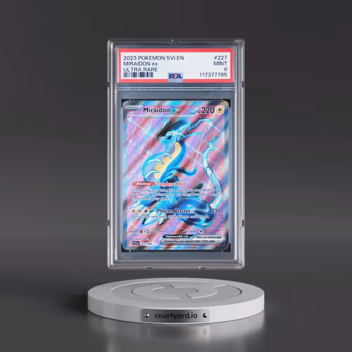 2023 Pokémon Svi EN-Scarlet & Violet #227 Miraidon EX - Holo Ultra Rare (PSA 9 MINT)