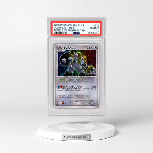 2008 Pokémon Diamond & Pearl Temple of Anger #525 Regigigas - 1st Edition Holo (PSA 10 GEM MINT)