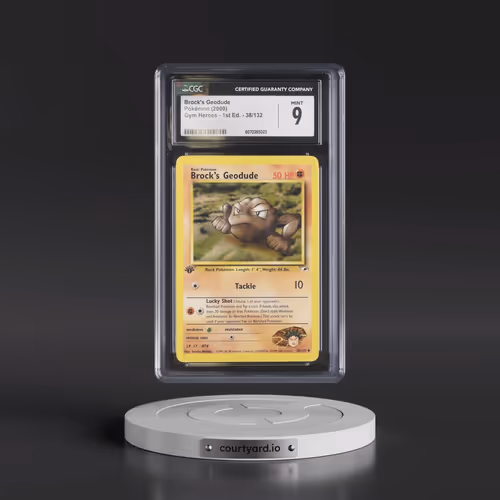 2000 Gym Heroes #38/132 Brock's Geodude - 1st Edition 1st Edition (CGC 9 MINT)
