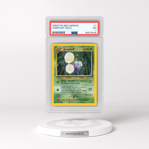 2000 Pokémon Neo Genesis #7 Jumpluff - Holo (PSA 7 NM)