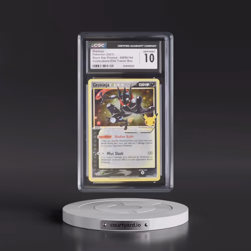 2017 Black Star Promos - Sword & Shield #SWSH144 Greninja â - Celebrations Elite Trainer Box (Cosmos