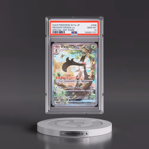 2023 Pokémon Sv1a-Triplet Beat #096 Meowscarada EX - Holo Special Art Rare (PSA 10 GEM MINT)