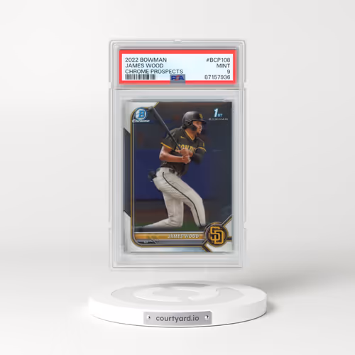 2022 Bowman Chrome Prospects #BCP108 James Wood (PSA 9 MINT)