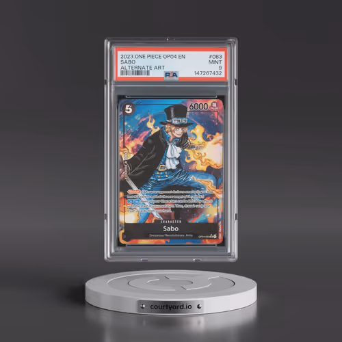 2023 One Piece OP04-Kingdoms of Intrigue #083 Sabo - Alternate Art (PSA 9 MINT)