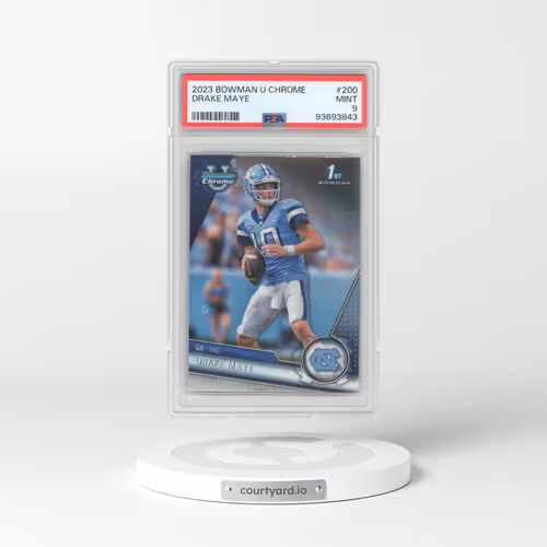 2023 Bowman University Chrome #200 Drake Maye (PSA 9 MINT)
