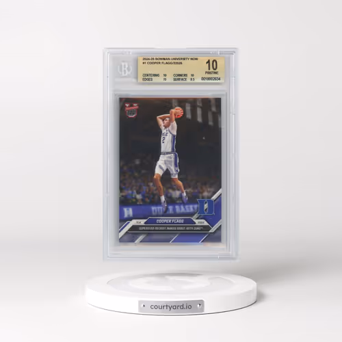 2024 Bowman U Now #1 Cooper Flagg (BGS 10 PRISTINE)
