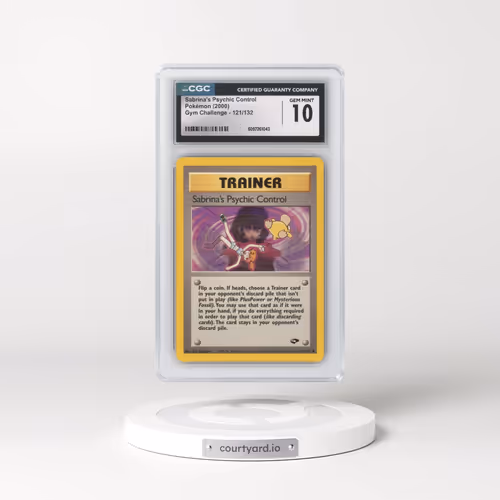 2000 Gym Challenge #121/132 Sabrina's Psychic Control (CGC 10 GEM MINT)