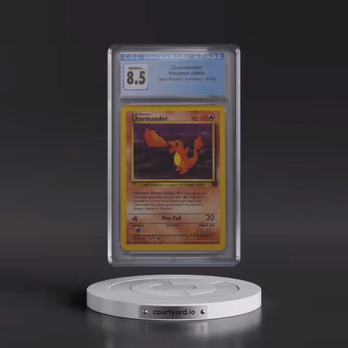1999 Team Rocket #50/82 Charmander (CGC 8.5 NM-MT+)