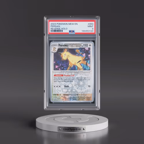 2023 Pokémon Mew EN-151 #053 Persian - Reverse Holo (PSA 9 MINT)