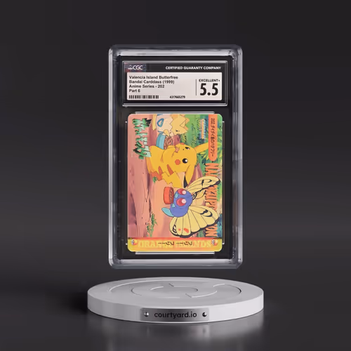 1998 Anime Series #202 Valencia Island Butterfree - Part 6 (CGC 5.5 EX+)